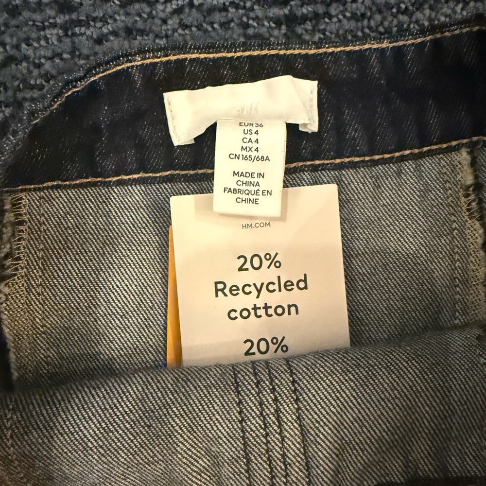 H&M Dark Denim A-Line Skirt - Picture 4 of 5